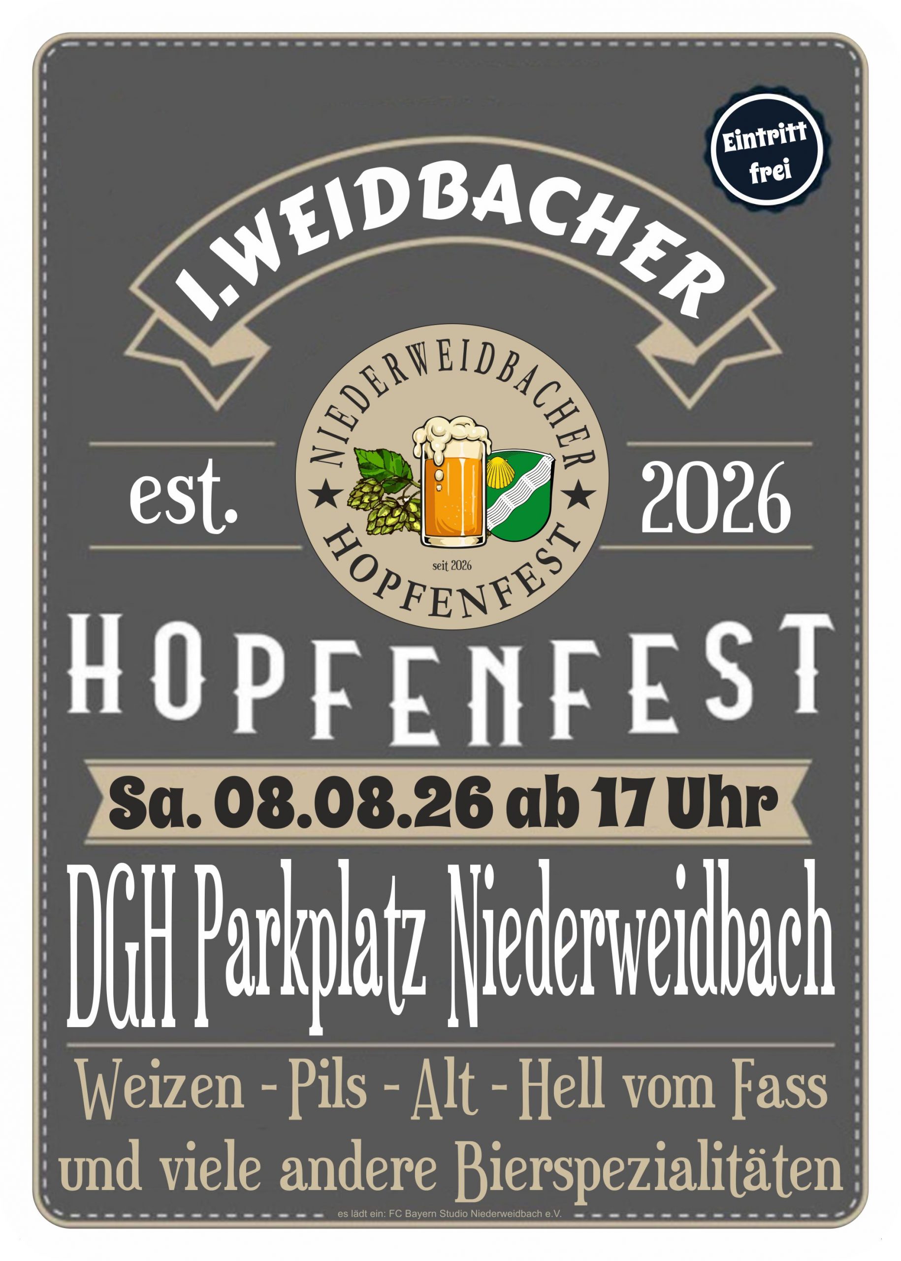 Willkommen beim FC Bayern Studio Niederweidbach